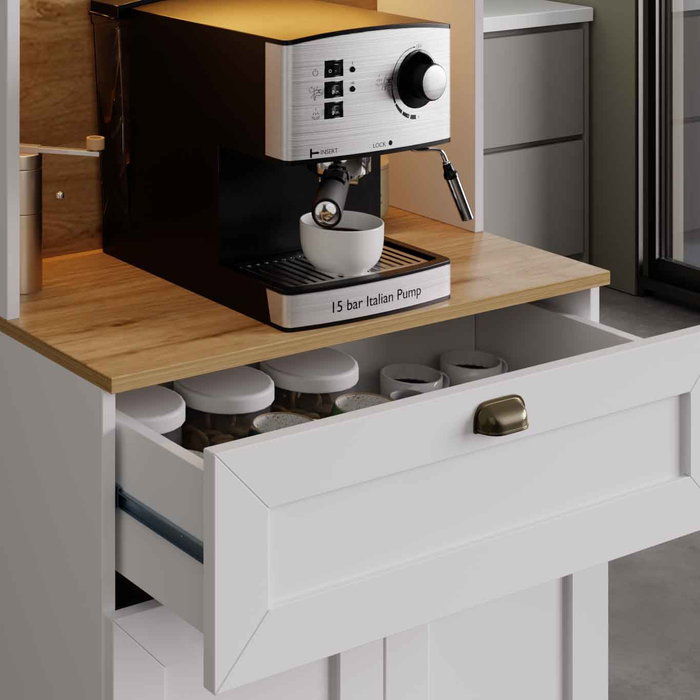 Hanah Home Nero Solo 1600-225 Soporte para Café Blanco